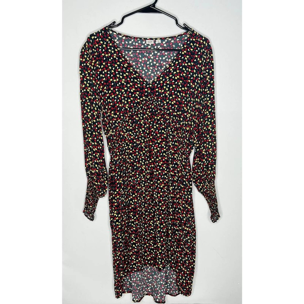 Gap Women's Floral Deep V Neck  Midi Dress XS